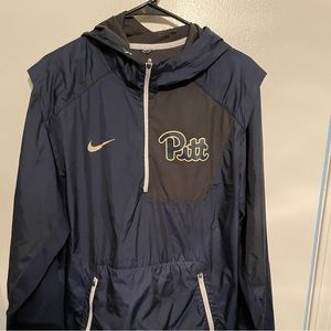 Nike University of Pittsburgh Windbreaker Jacket size XL